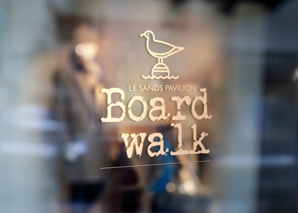 Boardwalk Logo & Window Signage
