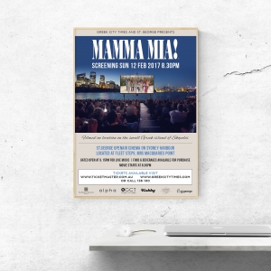 GCT Mamma Mia! A3 Posters
