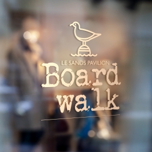 Boardwalk Window Signage
